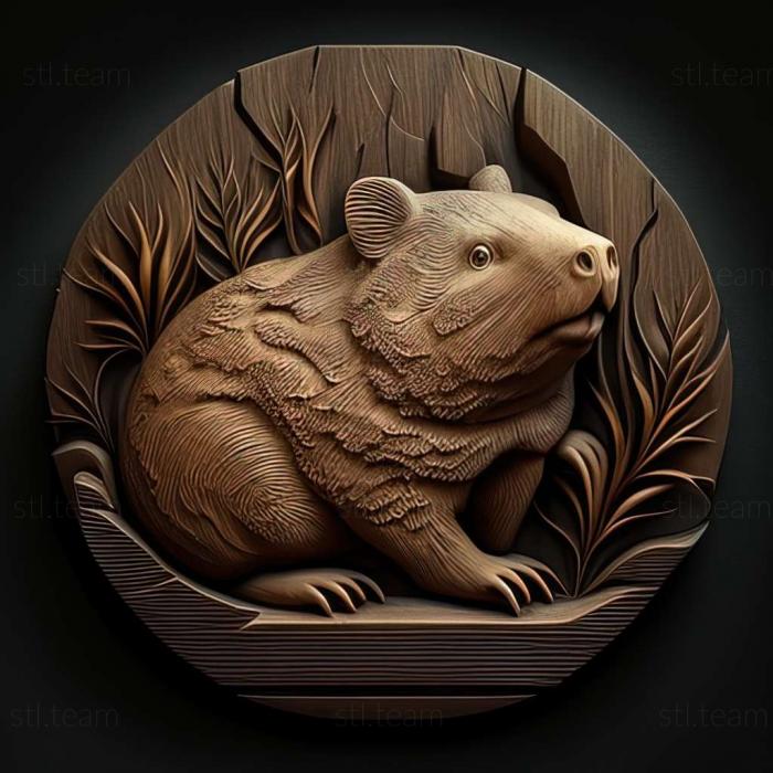 3D model Wombat (STL)